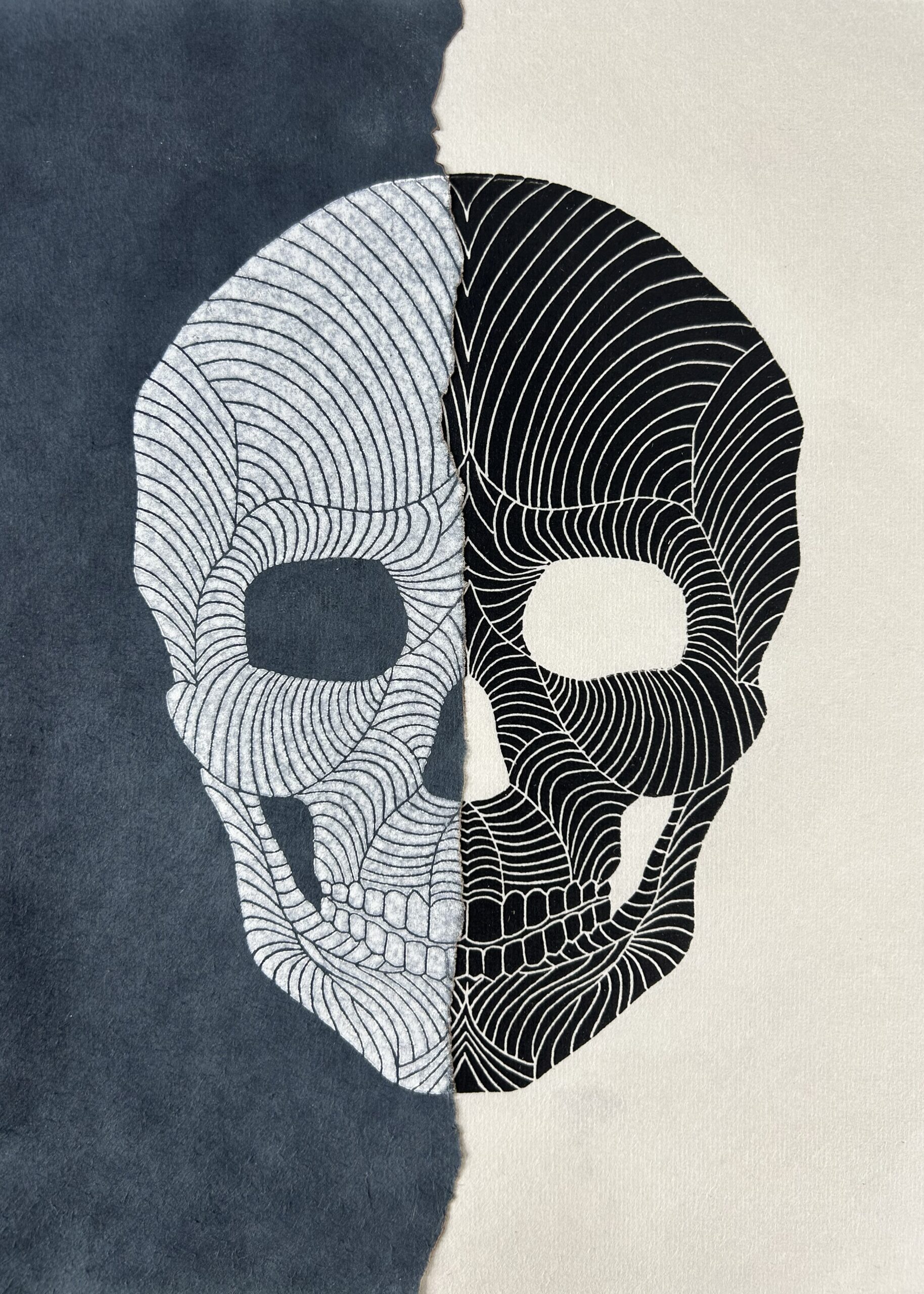 Patience - Handmade Mixed Media Print - Wall Art
